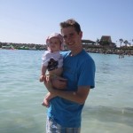 Au bord de l\'eau avec papa